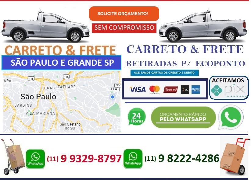 Carreto Vila Zelina - Sao Paulo SP 11 9 9329-8797 SP
